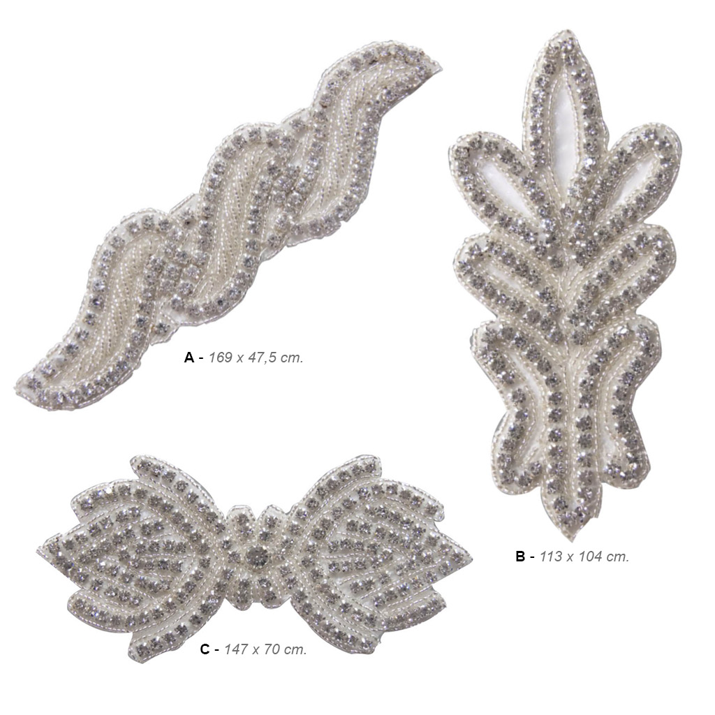 Aplicación strass y rocalla para coser