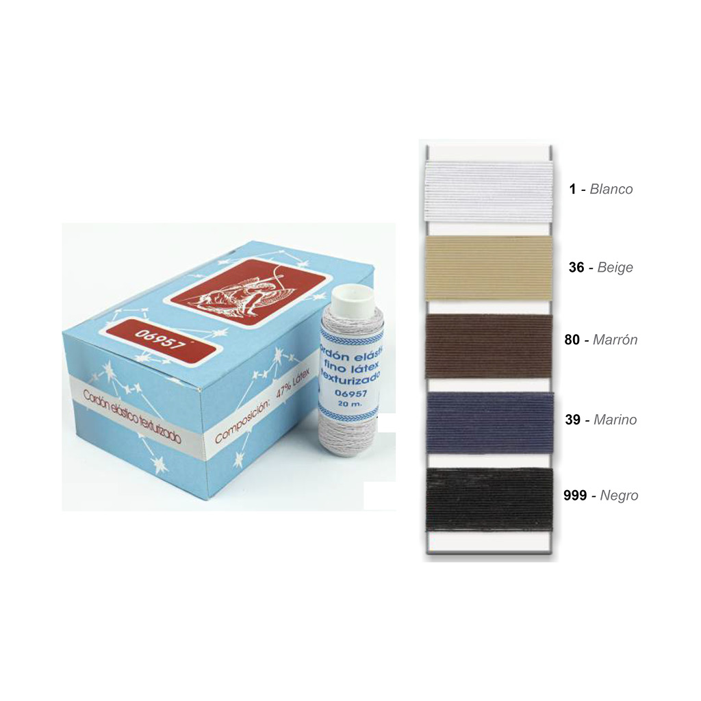 Cordón elástico fino