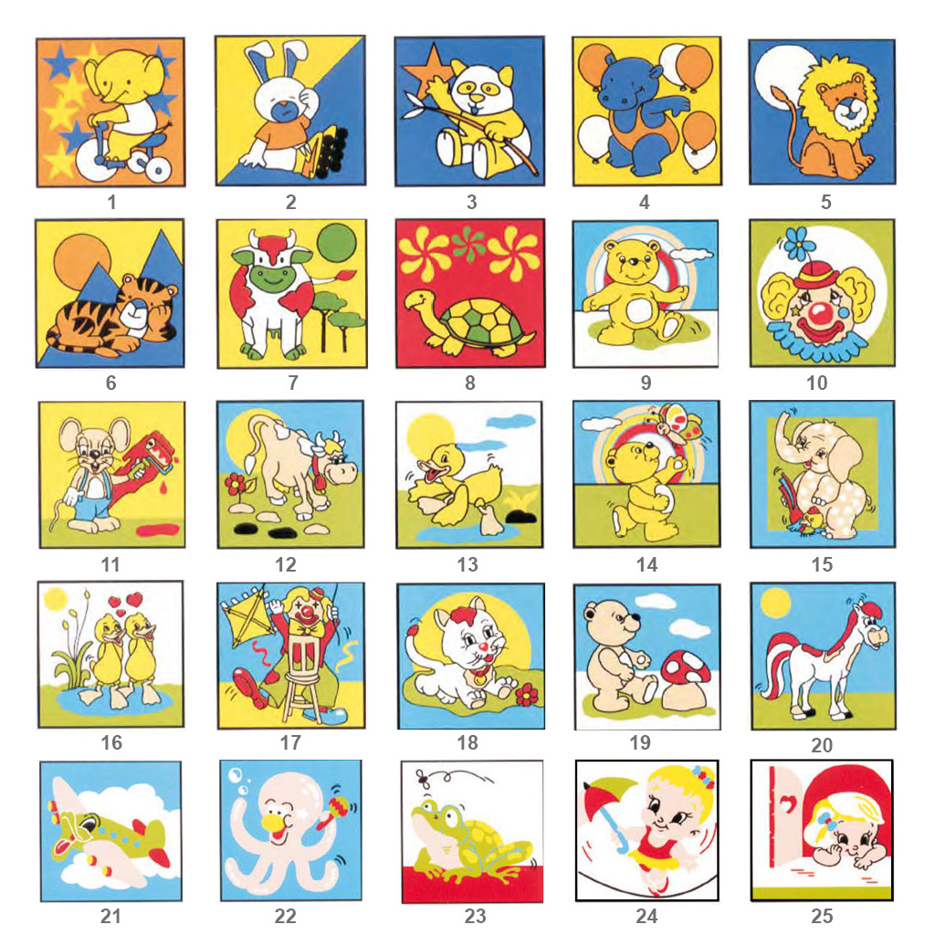 Kits de medio punto infantiles