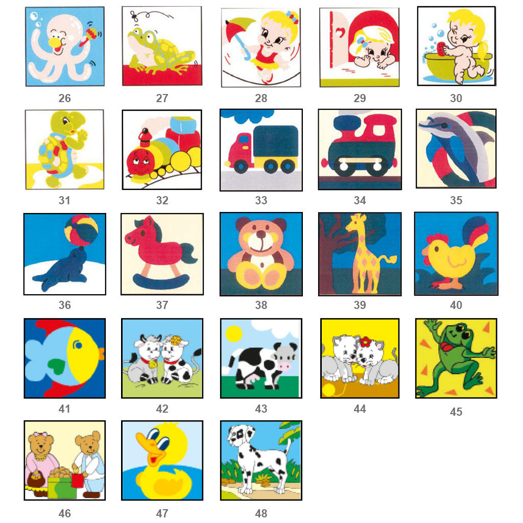 Kits de medio punto infantiles - Imagen 2