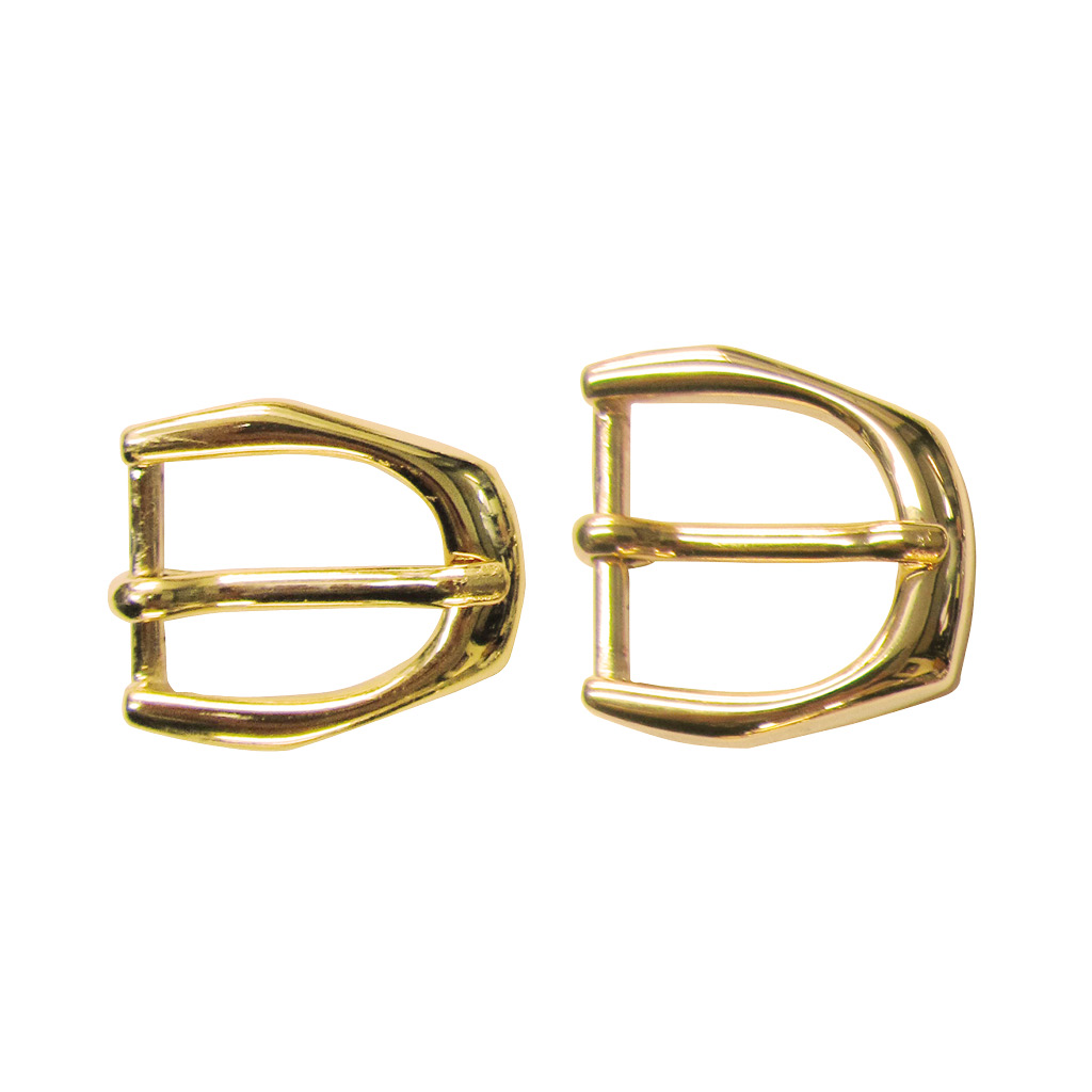 Hebillas de metal oro claro