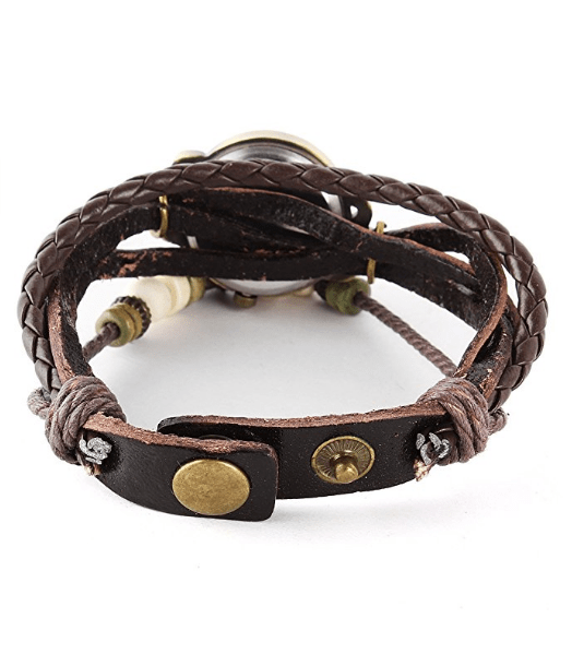 Reloj marrón pulsera cuero - Imagen 2