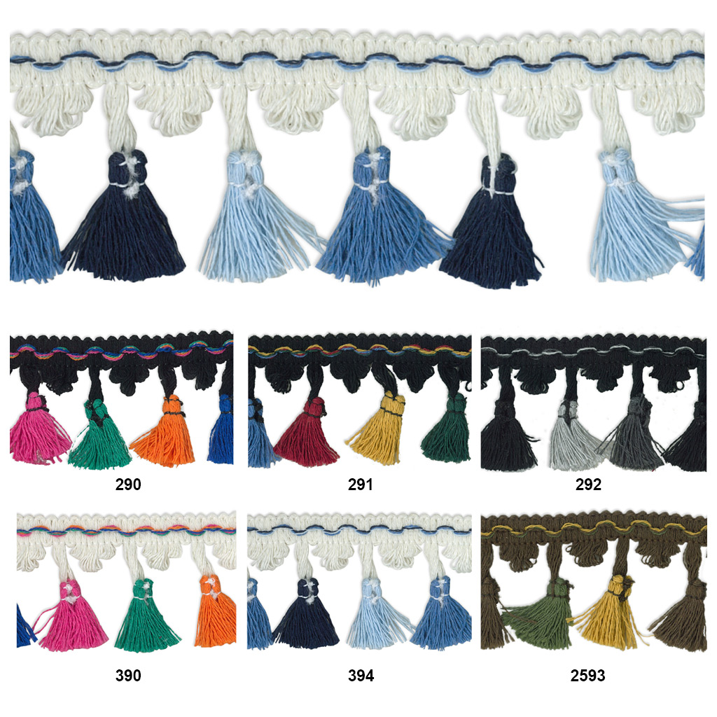 Pasamanería borlas de flecos