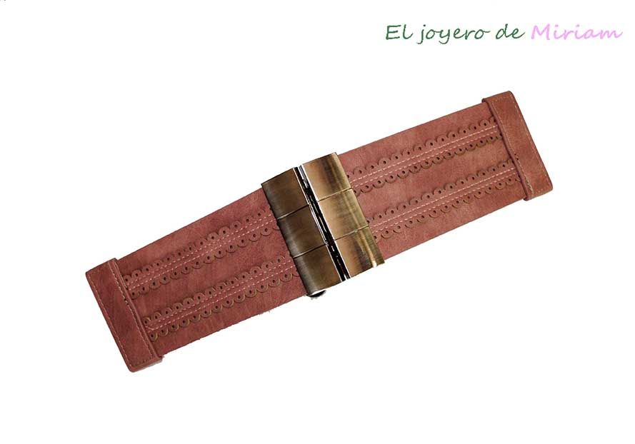 Cinturón – fajín rosa maquillaje