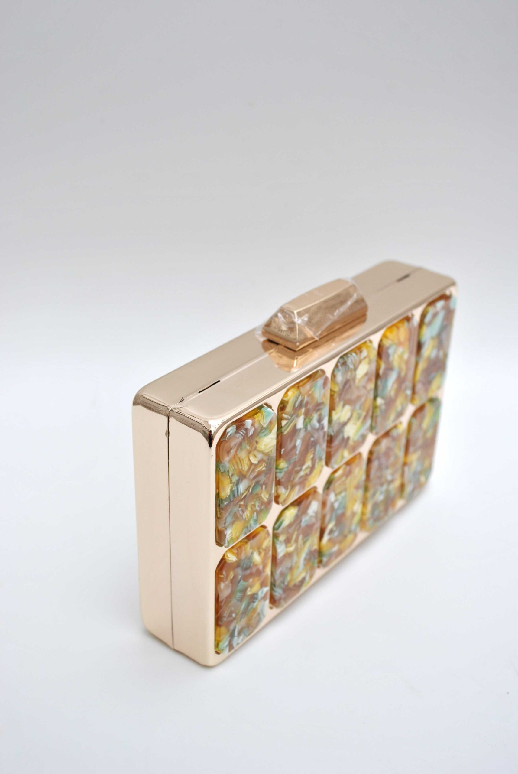 Clutch nácar mostaza combi - Imagen 2