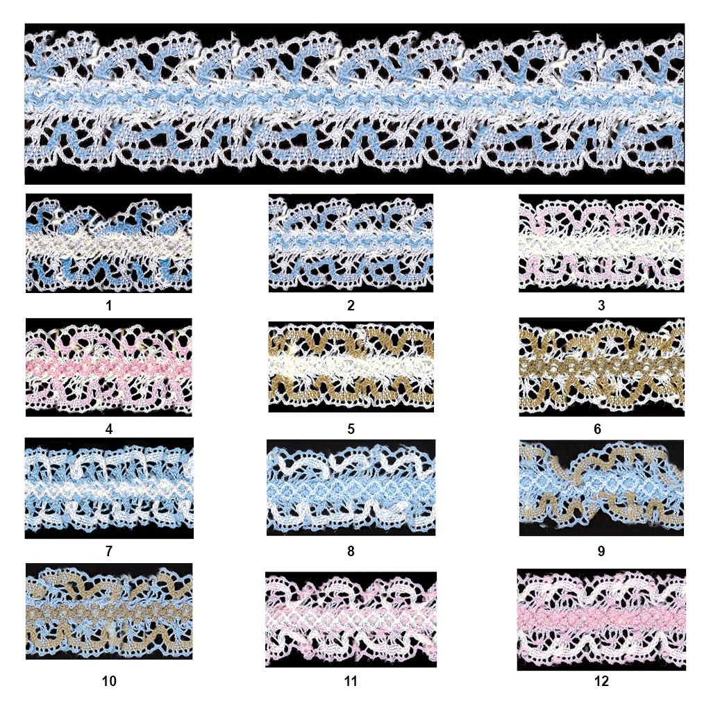 Entredos puntilla fruncido con piquillo