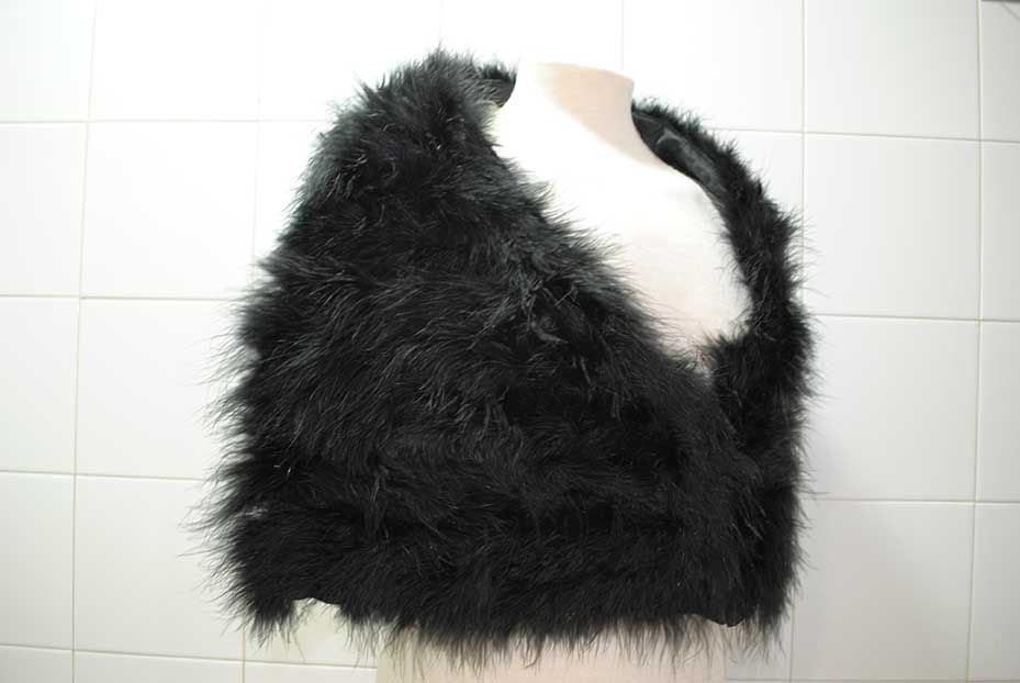 Estola negra de fiesta - Imagen 4