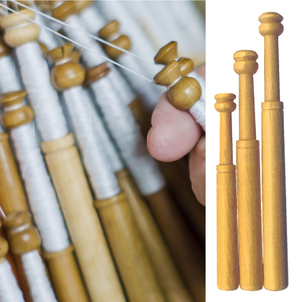 Bolillos madera rectos