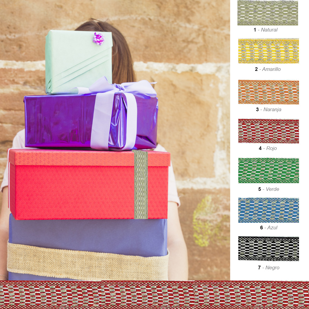 Cinta lino doble cara