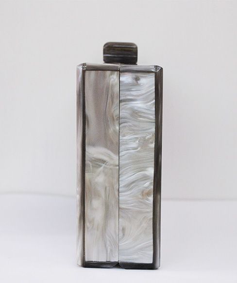 Bolso plata envejecida carey - Imagen 2