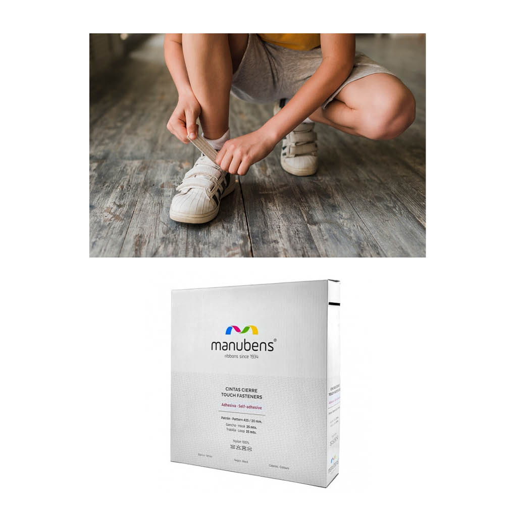 Cinta Cierre Adhesivo Gancho & Trabilla