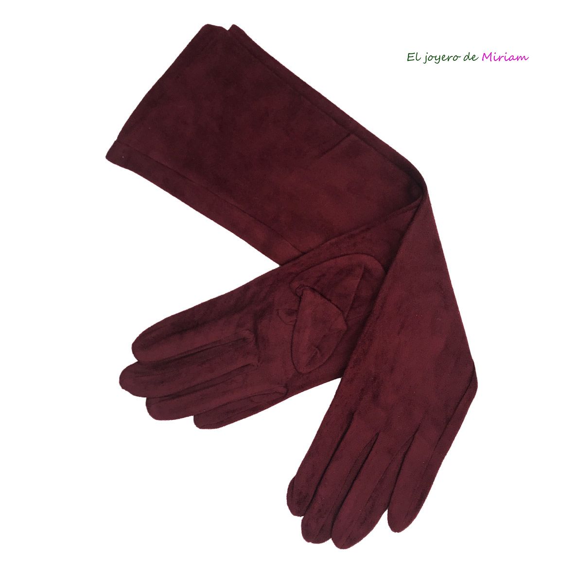 Guantes granates antelina 50 cm