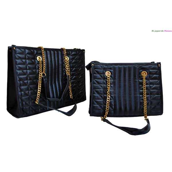 Pack bolsos negros asas