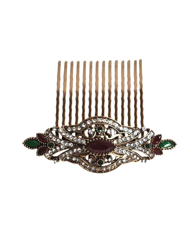 Peineta piedras y cristales