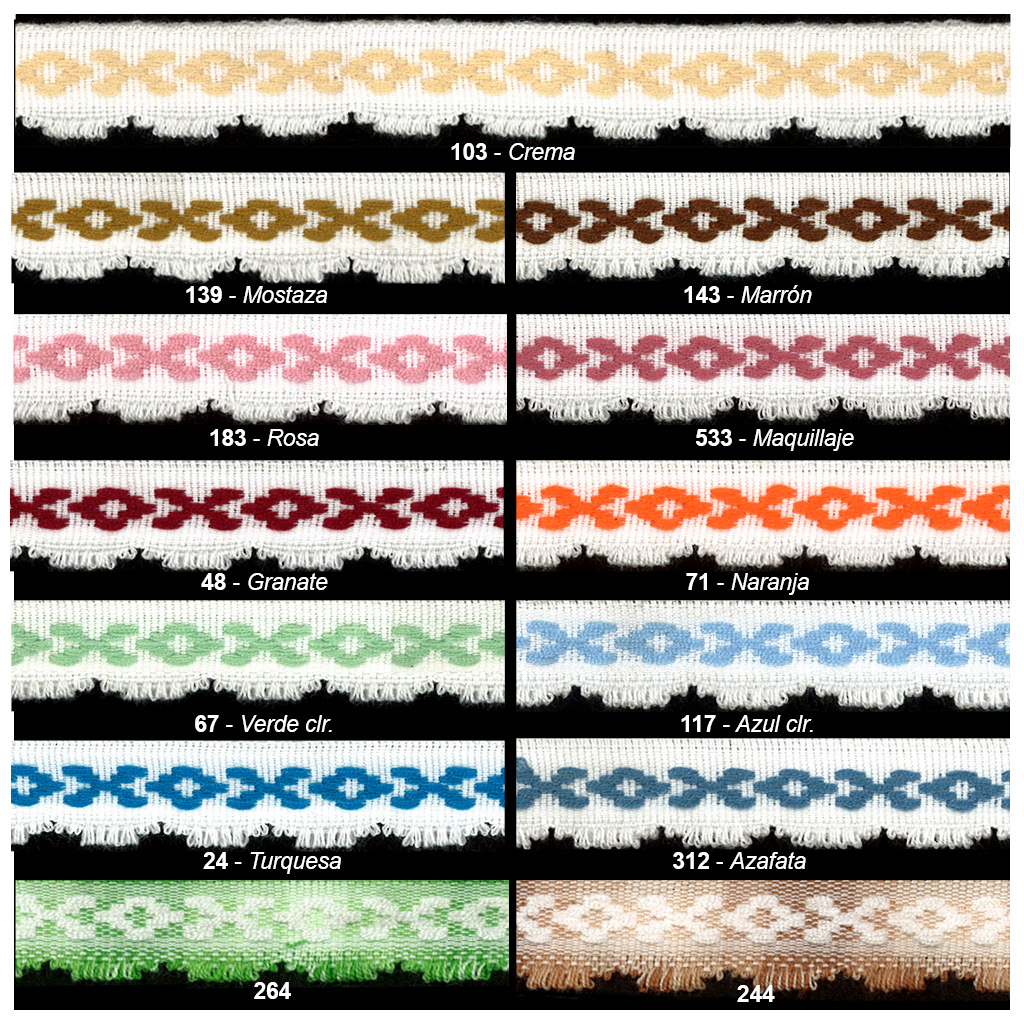 Galón clásico especial mantelerías