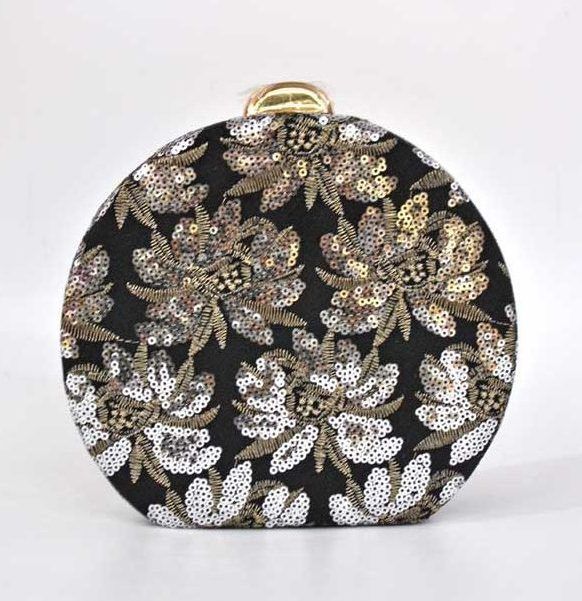 Clutch negro lentejuelas