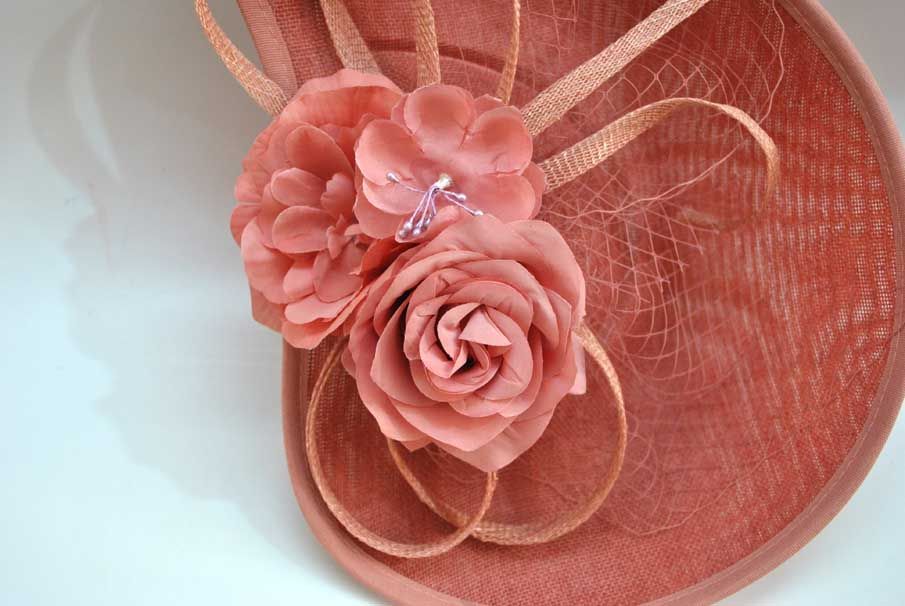 Tocado mediano rosa - Imagen 2