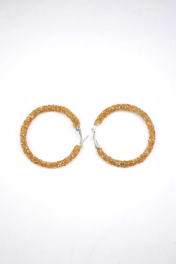 Pendientes aros dorados - Imagen 3