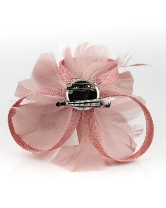 Flor tocado rosa nude - Imagen 2