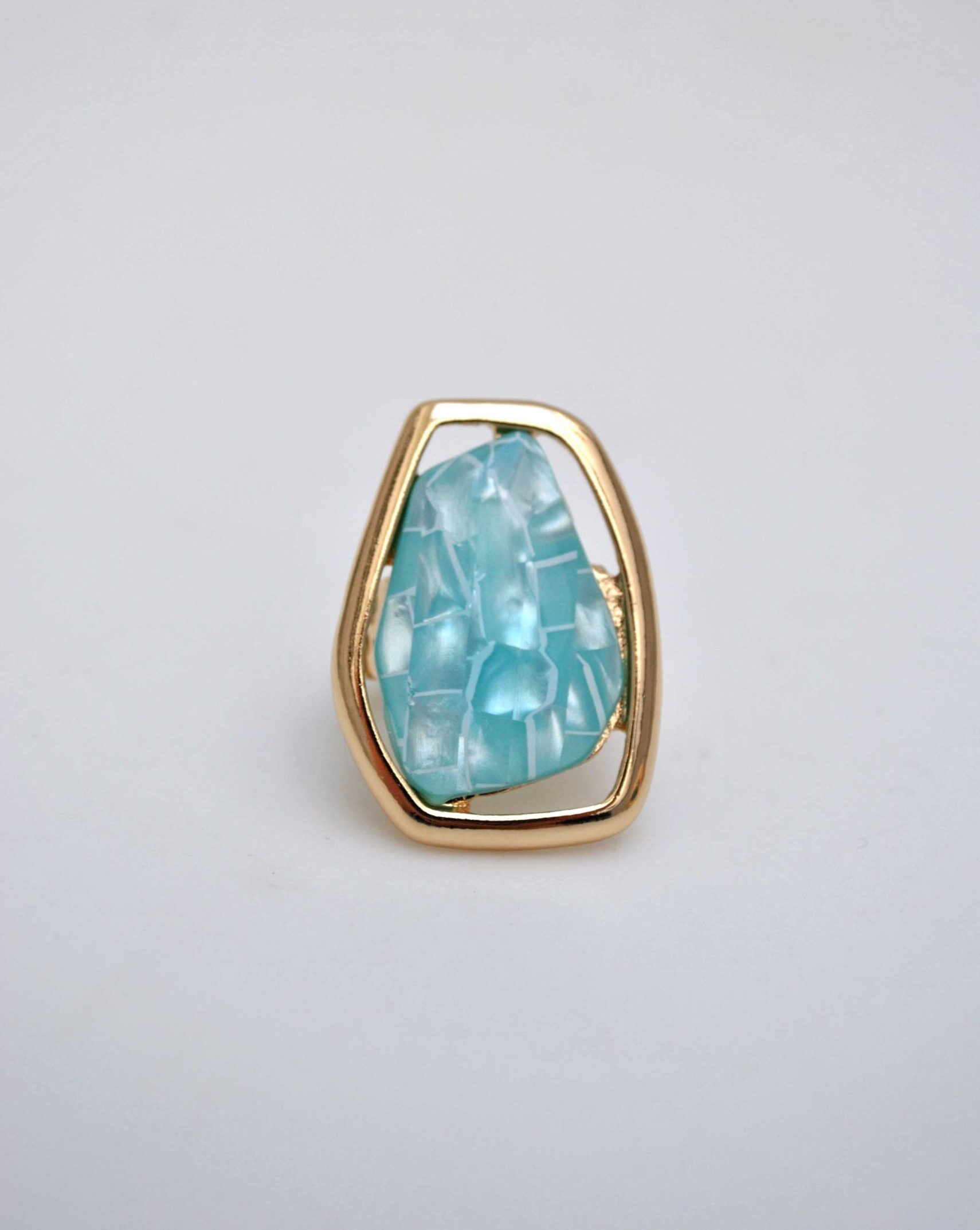 Anillo elástico resina azul