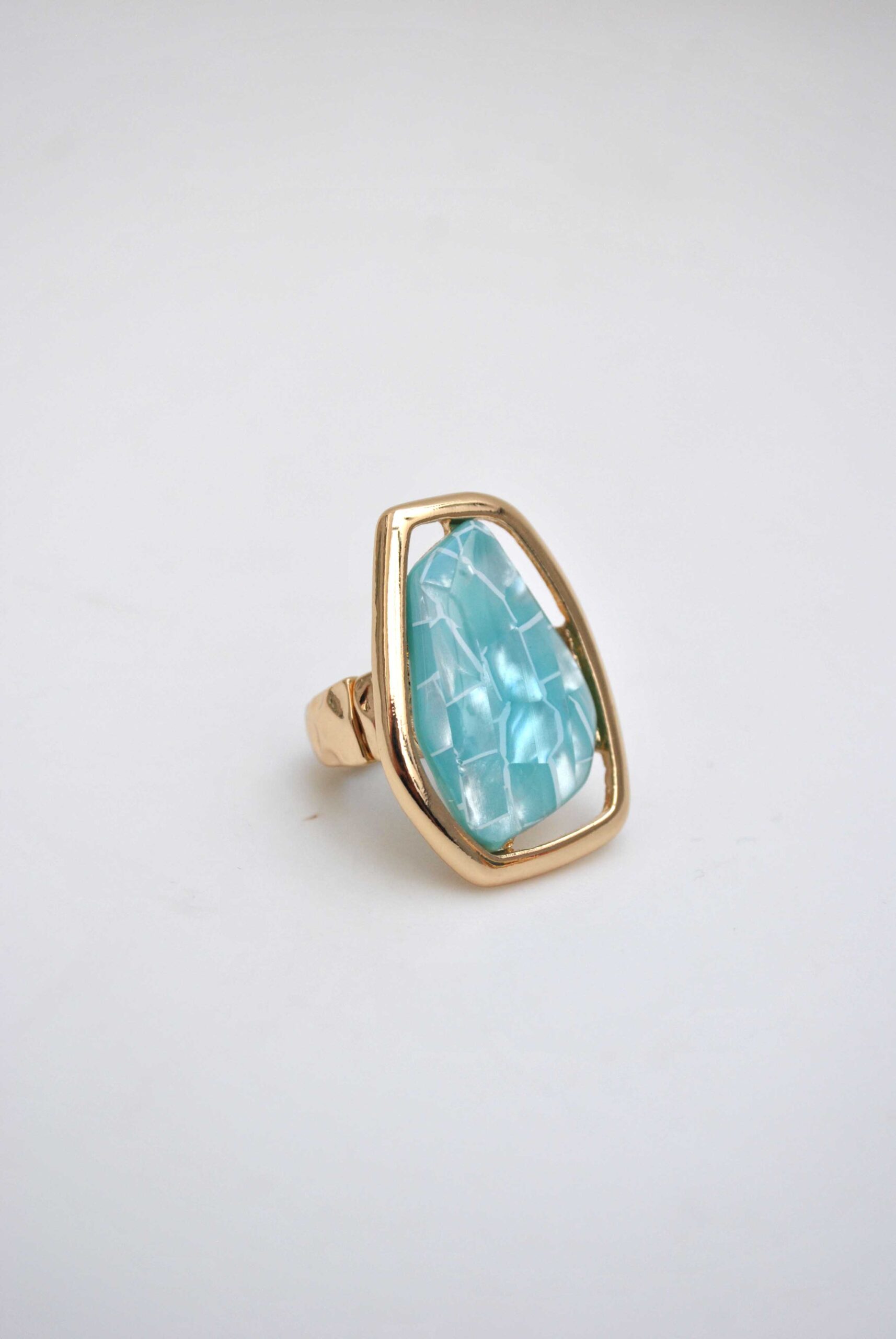 Anillo elástico resina azul - Imagen 2