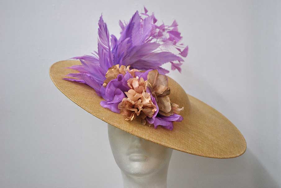 Tocado lila – violeta - Imagen 2