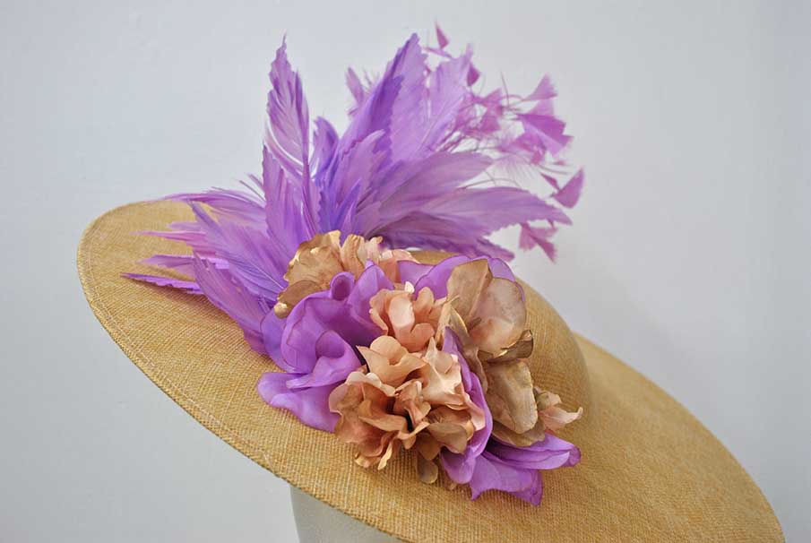 Tocado lila – violeta - Imagen 3