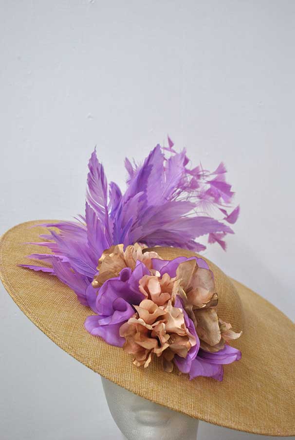 Tocado lila – violeta - Imagen 4