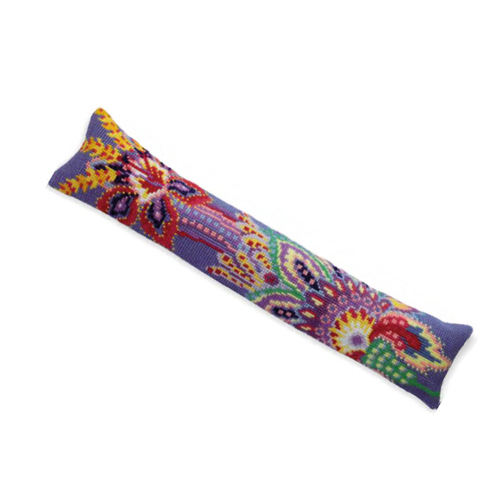 Cojín cañamazo 90 x 20 cms