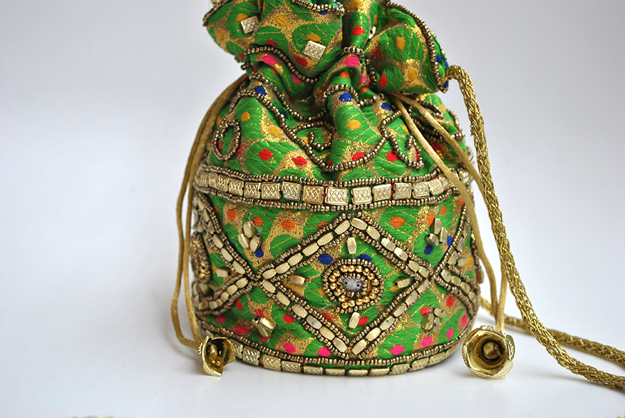 Bombonera clutch verde - Imagen 2