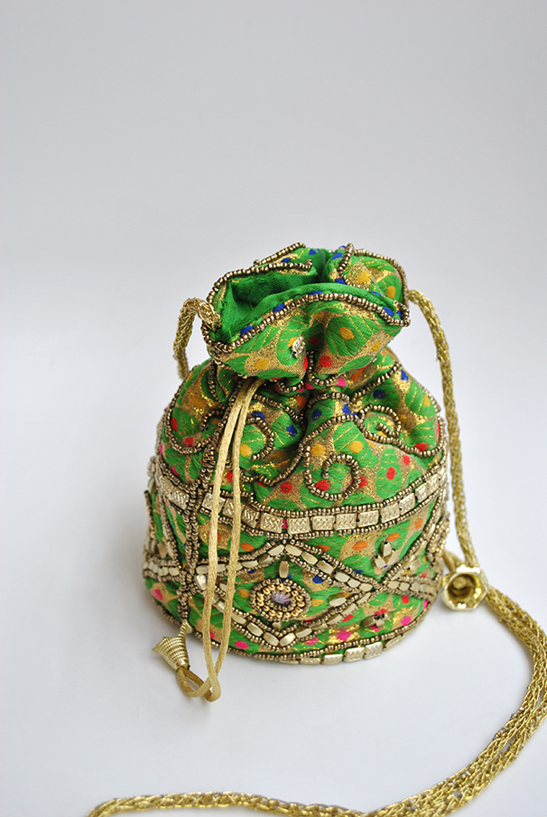 Bombonera clutch verde - Imagen 3