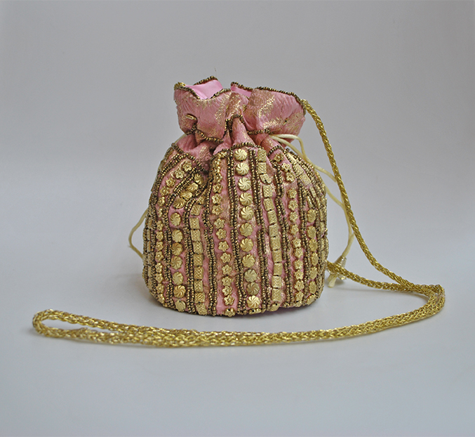 Bombonera clutch rosa - Imagen 2