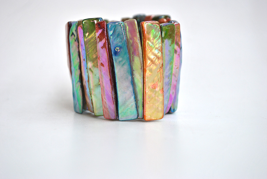 Brazalete nácar multicolor - Imagen 2