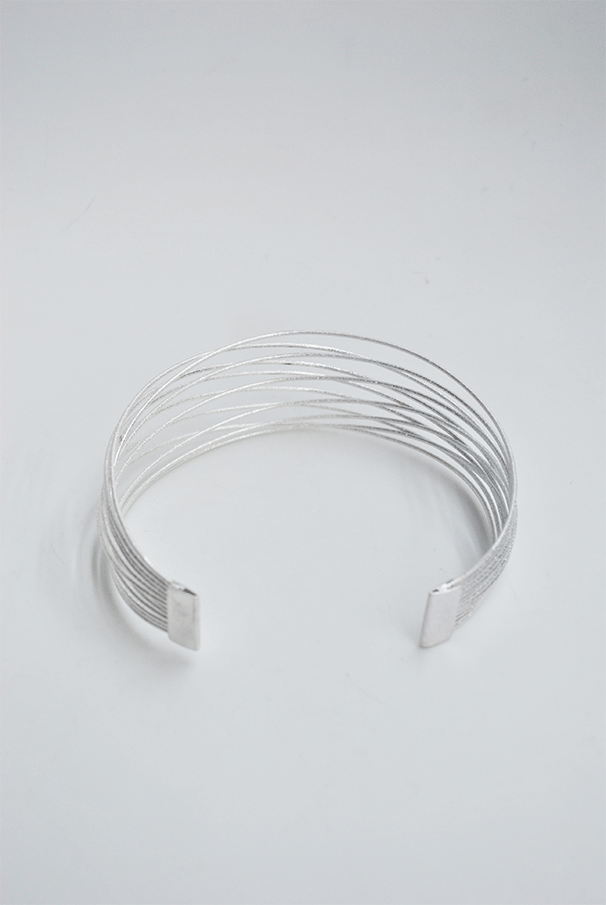 Choker plateada mate - Imagen 3