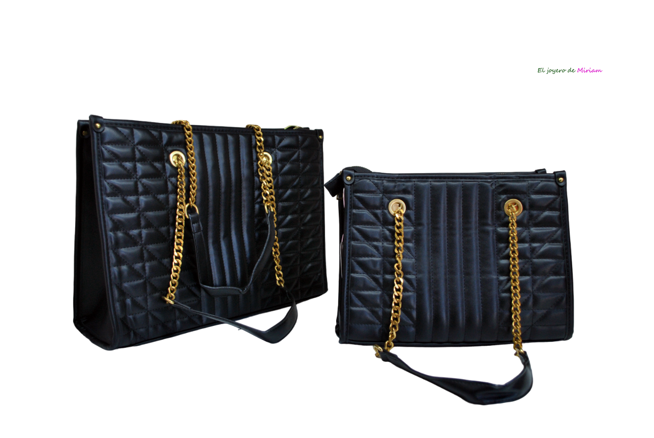 Pack bolsos negros asas - Imagen 2