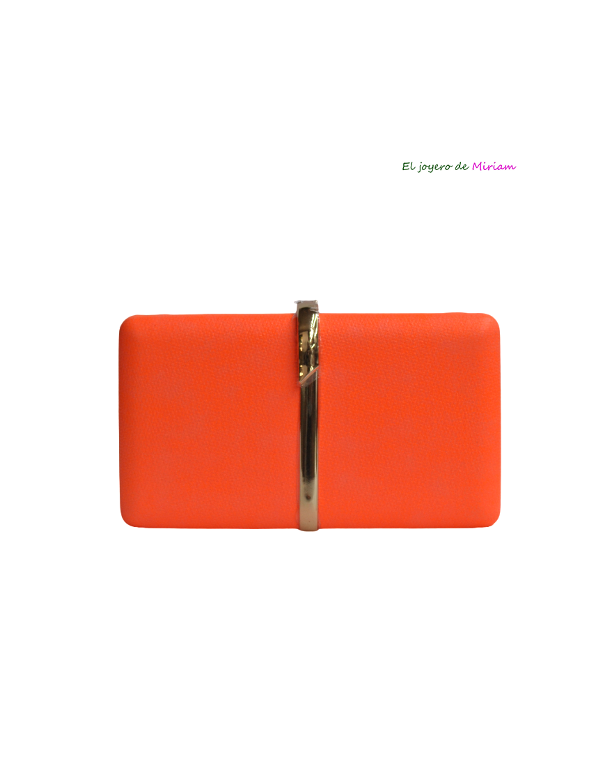 Clutch naranja flúor