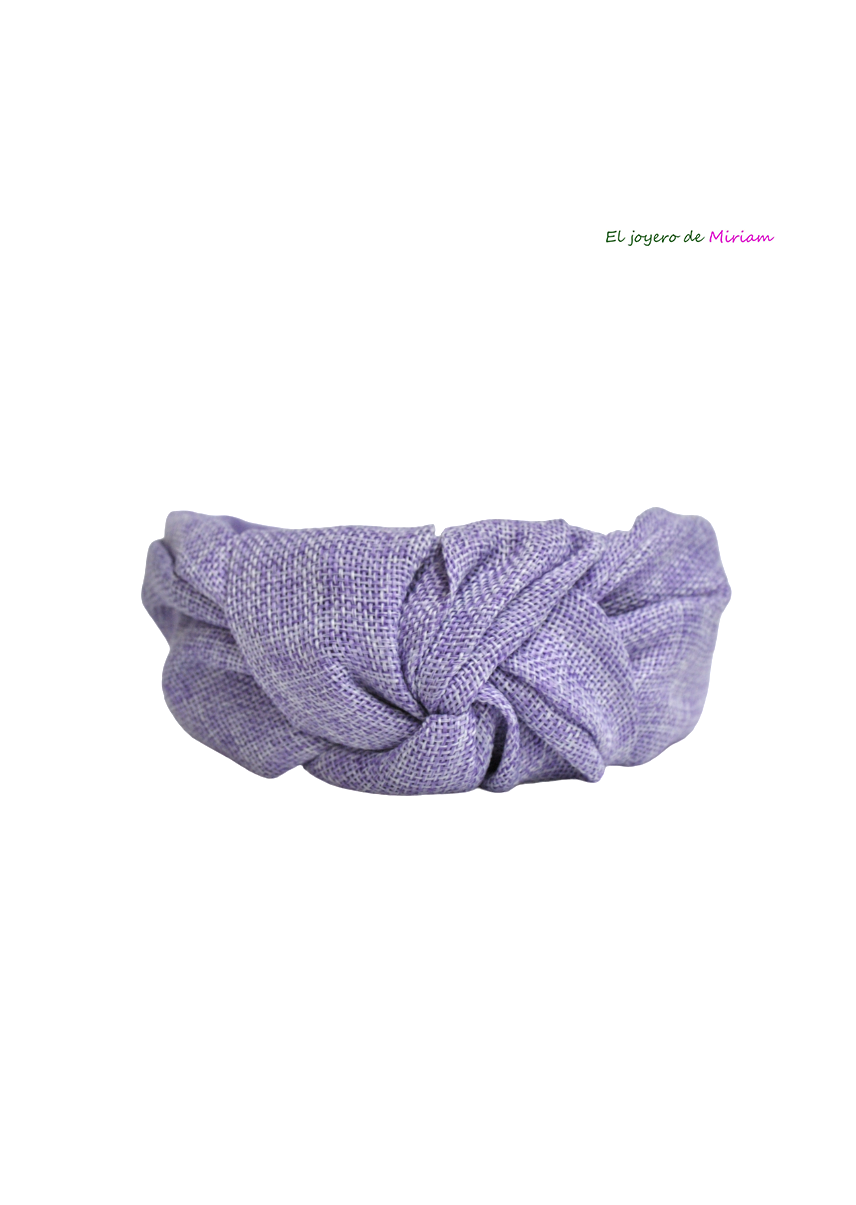 Diadema de fiesta lila