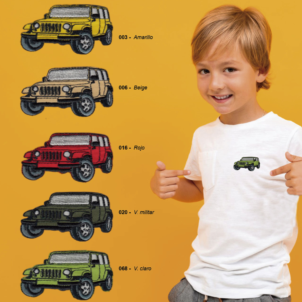 Parche coche infantil 4 x 4