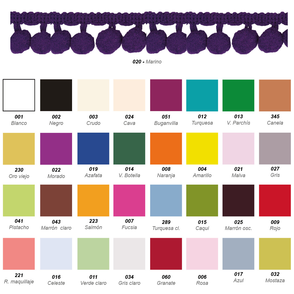 Fleco de madroño 10 mm