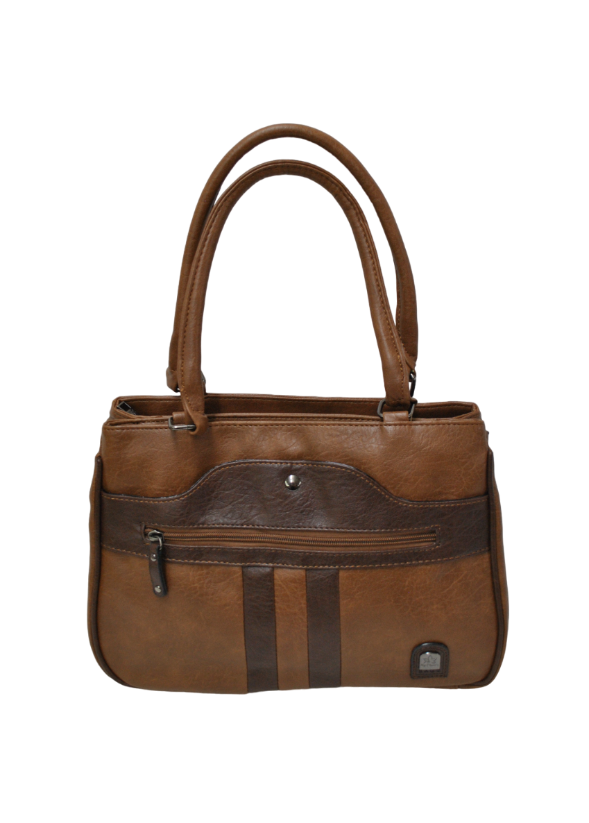 Bolso asas y bandolera marrón