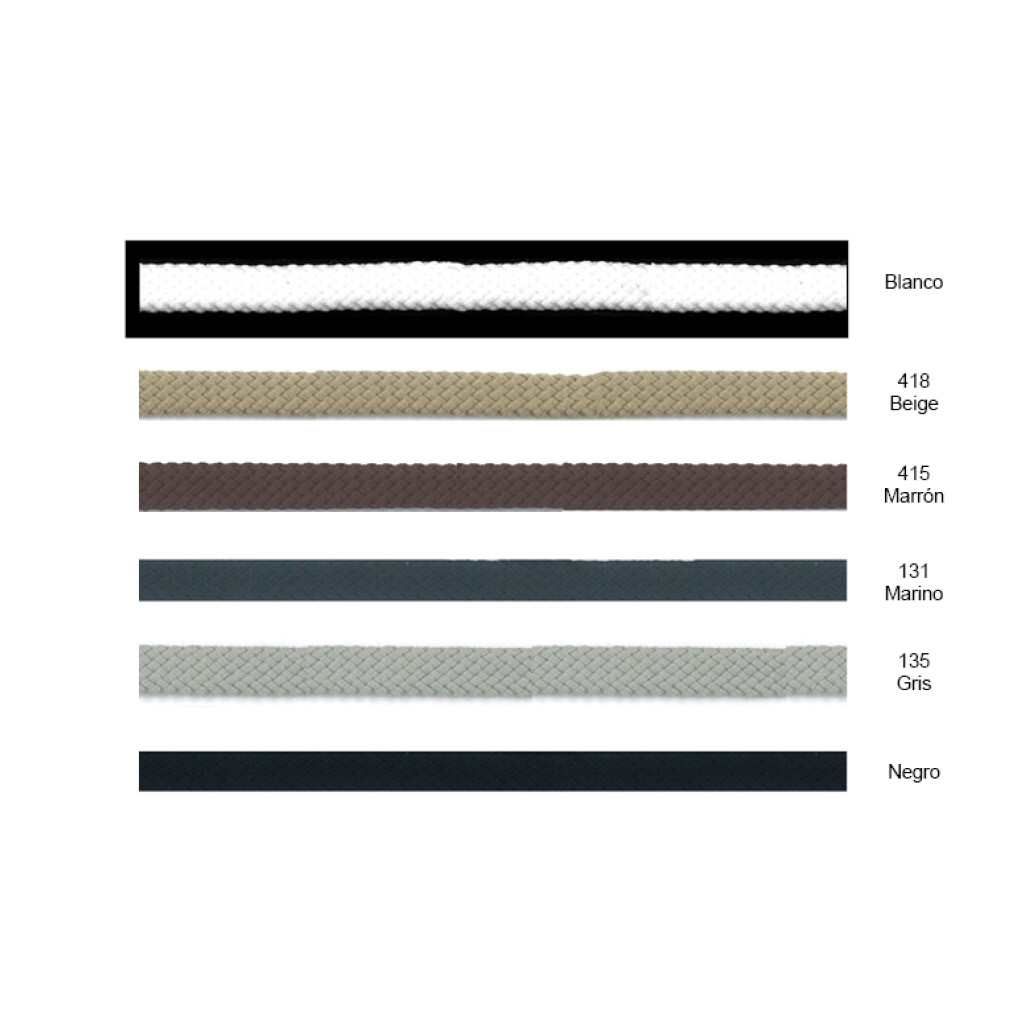 Cordón semi plano para calzado deportivo - Imagen 2