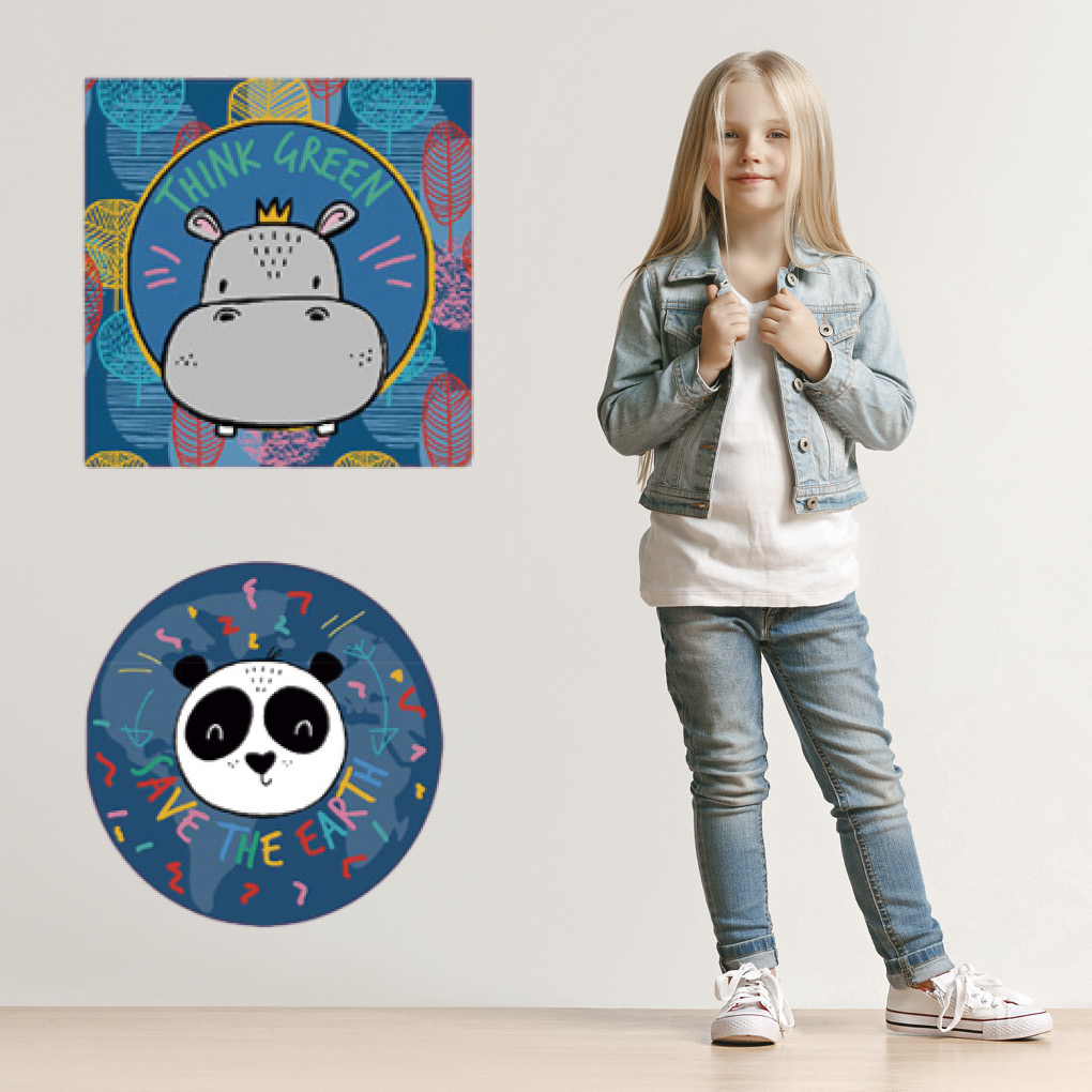 Expositor aplicaciones serigrafiadas