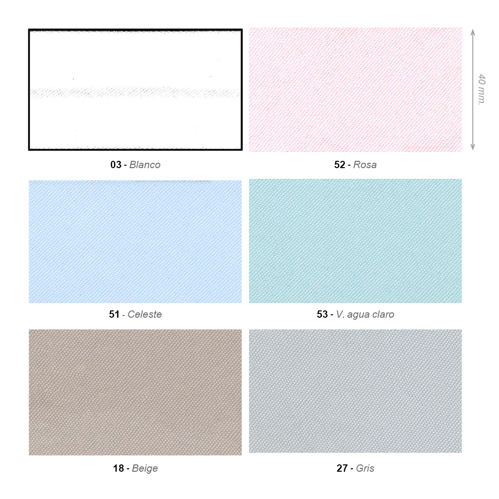 Cinta Bies loneta 40 mm