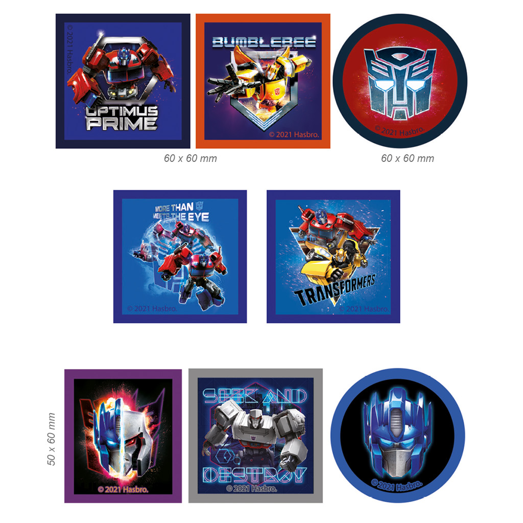 Expositor de parches «transformers»