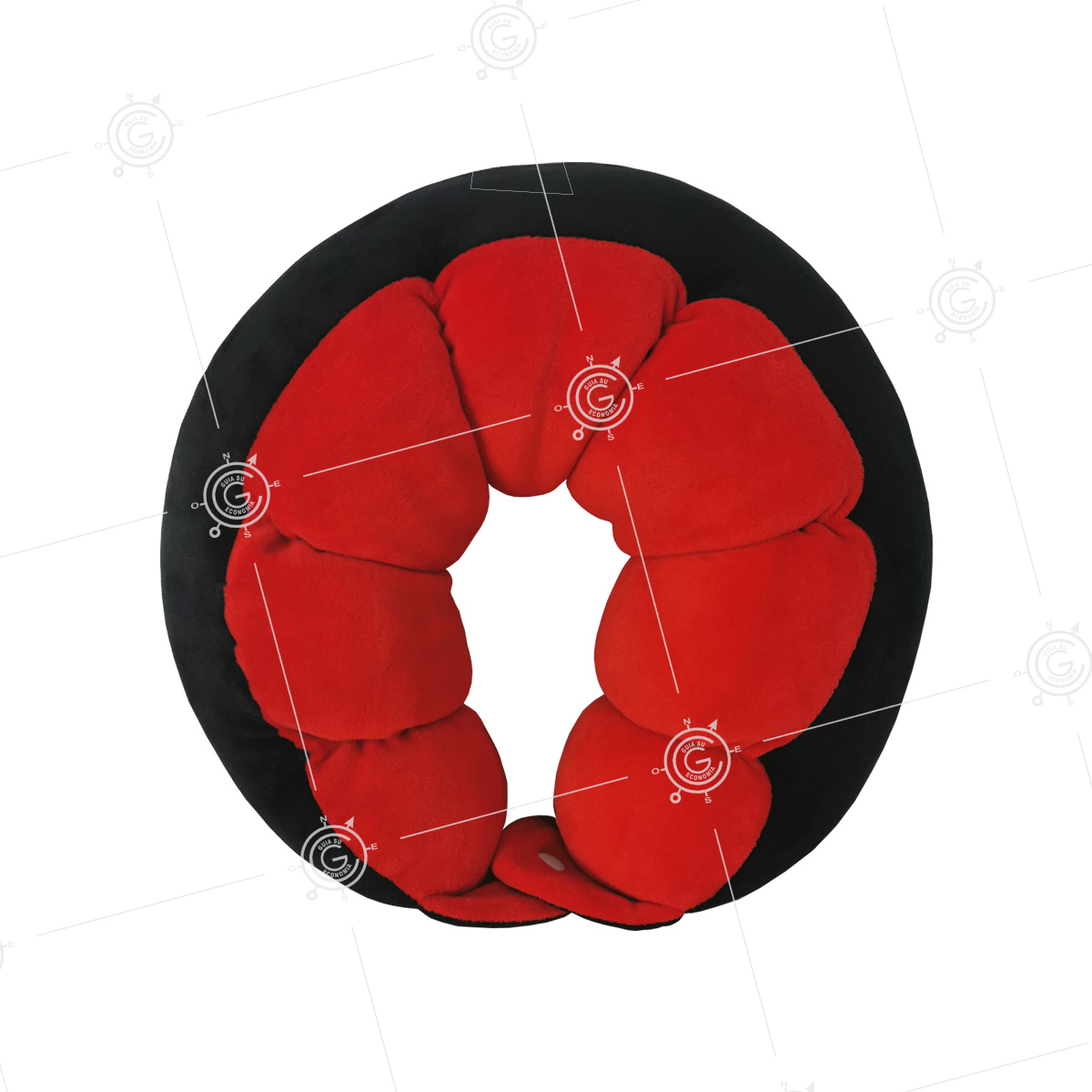 ALMOHADA CUELLO ROJO KIMA 36CM REF:K21372-2