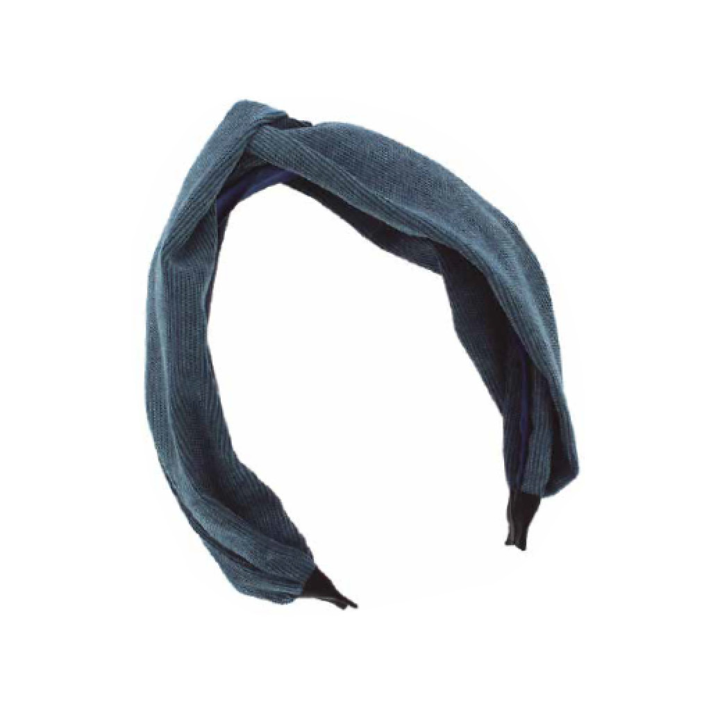 Diadema rígida forrada de pana