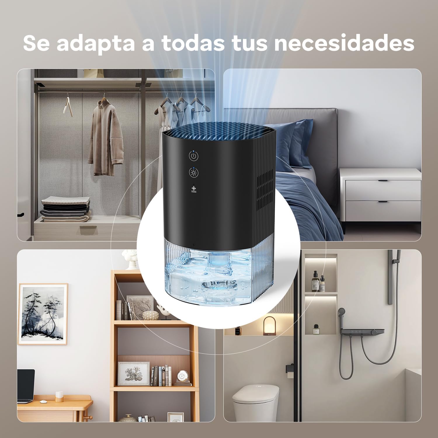 Deshumidificador Mini Portatil 990ML DH-CS17 - Imagen 2