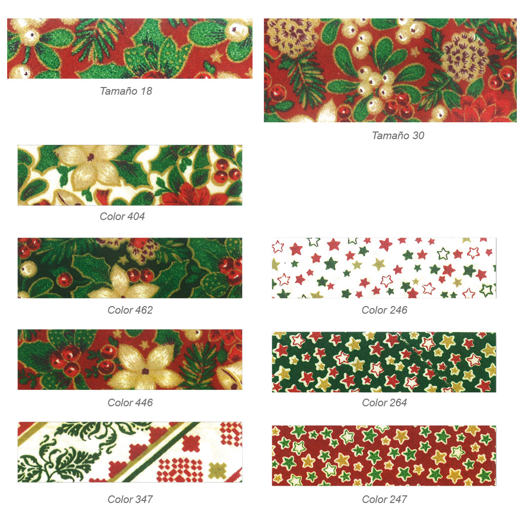 Cinta Bies Navidad 18 y 30 mm