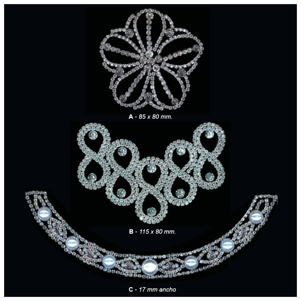 Aplicación strass termoadhesivas