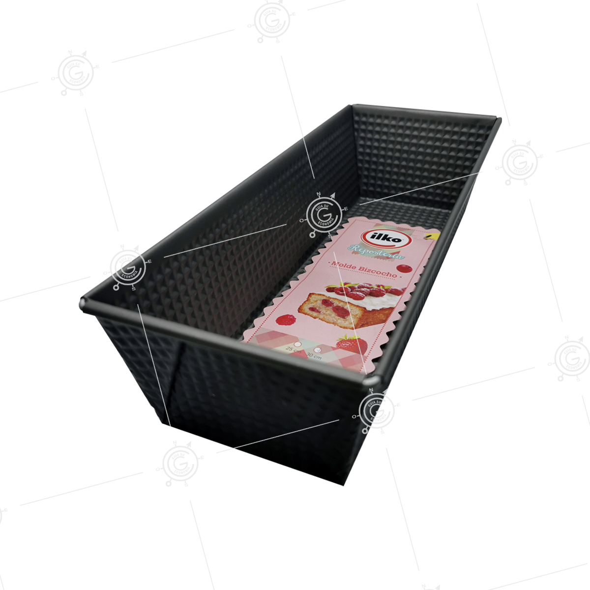 MOLDE ALUM.EASY CLEAN ILKO 30CM RECT.(12)